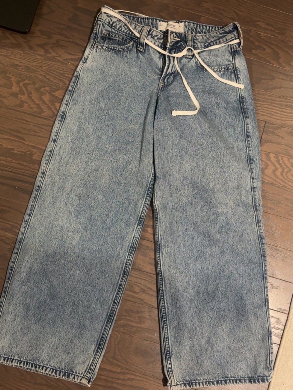 Hollister Light Blue Relaxed Straight Jeans